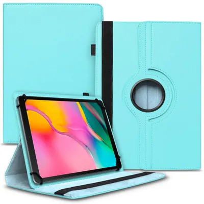 Produktbild von Tablet Hülle für Samsung Galaxy Tab A 10.1 2019 Tasche Schutzhülle Cover DrehbarFarben:Türkis