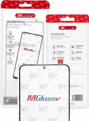 Image de Musttby Premium verre frontal et colle OCA pour Samsung Galaxy S21 5G SM-G991, verre pour la régénération de l'écran