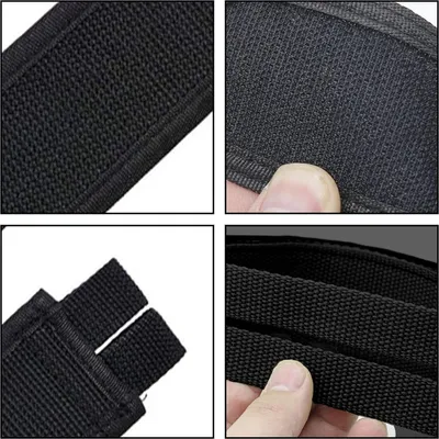 Produktbild von 2 Paar Antislip-Pedalriemen für Fahrradpedale - Verstellbar und Schwarz