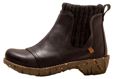 Produktbild von El Naturalista Stiefeletten Damen NE23 NATURAL GRAIN BLACK/ YGGDRASIL Farbe Schwarz