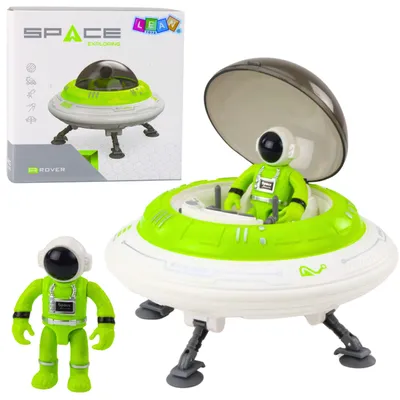 Obrázok produktu pre Svetlá postavy astronauta kozmickej lode Ufo znejú zeleno