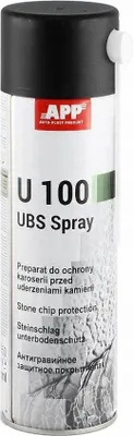 Produktbild von APP U 100 UBS Spray Steinschlag- & Unterbodenschutz schwarz überlackierbar 500ml