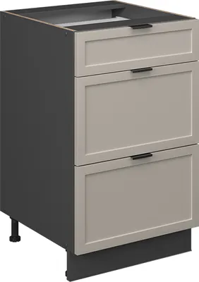 Imagen del producto de Mueble bajo de cocina Vicco Fame-Line GrisBeige 50 cm sin encimera, Model 50271