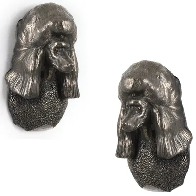 Produktbild von Art-Dog Wandbüste Pudel – Bronzepulver-Harz-Guss