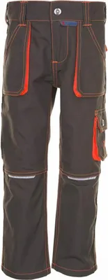 Produktbild von Größe 122/128 Kinder Planam Junior Bundhose oliv orange Modell 6112