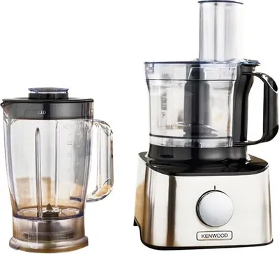 Produktbild von Kenwood FDM301SS, 2,1 l, Schwarz, Edelstahl, 1,2 l, Schneiden, Schleifen, Mixen, Rau, Fein, 3 Disks