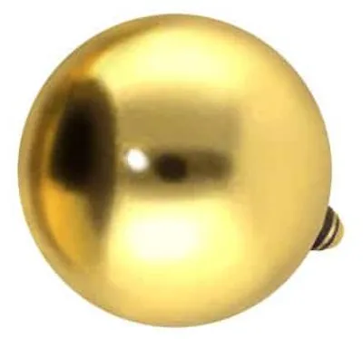 Produktbild von Titan Schraubkugel mit Außengewinde Gold Kugelgröße: 4mm