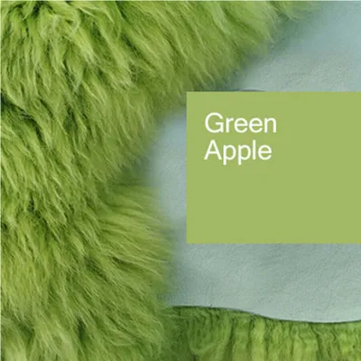 Image de Top Peau D'agneau Écologique Peluche Green Apple Vert Pomme Nouveau L-Xl 100Cm - 120Cm