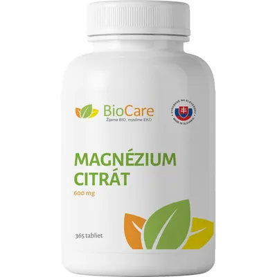 Obrázok produktu pre Magnézium 600mg - Citrát 365 tabliet