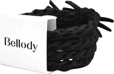 Produktbild von Bellody Haargummi Classic Black 4 Stück