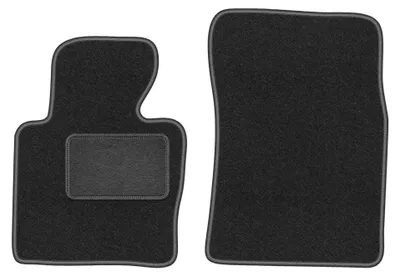 Immagine prodotto di Tappetini anteriori in moquette per Range Rover III L322 2001-2012 (SUV) – 2 pezzi, grigio grafite, su misura – Wielganizator LUX