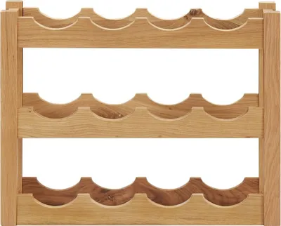 Immagine prodotto di Cantinetta per 12 Bottiglie 47x21x36 cm in Legno Massello di Rovere
