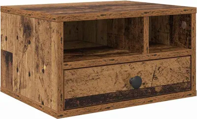 Produktbild von vidaXL Druckerständer Altholz 40 x 32 x 24 cm Holzwerkstoff