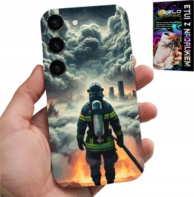 Zdjęcie produktu dla Etui Do Samsung Galaxy S23 - Straż Pożarna Pożar Strażak Obudowa Case