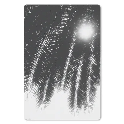 Produktbild von MuchoWow® Mauspad Mousepad Palmenblätter - Tropisch - Sonne - Palme 18x27 cm - Mousepads - Maus Mat - Pad - Mausunterlage