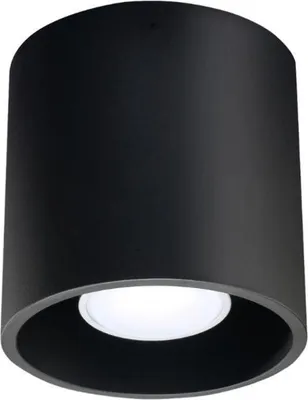 Image de Plafonnier Noir pour Ampoule GU10
