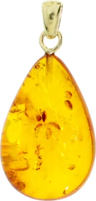 Produktbild von Ostsee-Schmuck Klassisch 30 mm - Gold 333/000 Anhänger Bernstein