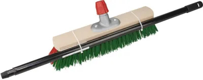 Produktbild von BÜMAG Garten- & Straßenbesen 40 cm mit PVC-Beborstung und Teleskopstiel - klassisch, effizient und gut