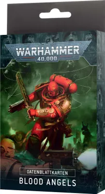 Produktbild von Warhammer 40.000 Blood Angels Datenkarten