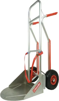 Produktbild von Rössle ALU Transportwagen für 90l Vorabscheider luftbereift u. 250kg Tragkraft