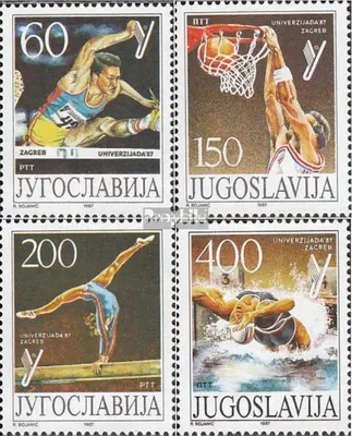 Produktbild von Briefmarken Jugoslawien 1987 Mi 2230-2233 (kompl.Ausg.) gestempelt Universiade 87