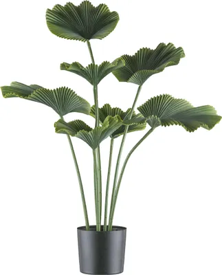 Produktbild von Kopu® Künstliche Palmenblatt-Pflanze, 100 cm im Topf – Grün