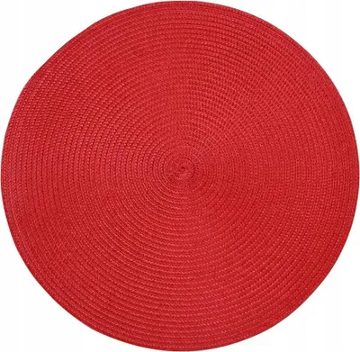 Obrázok produktu pre Mata stołowa okrągła 38 cm czerwona