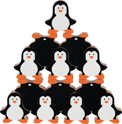 Productafbeelding van Pinguine: 4 - Holz - 18 Teile - Per Stück