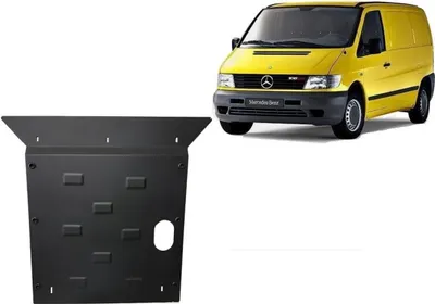 Obrázok produktu pre Oceľový ochranný kryt spodnej časti motora a prevodovky Mercedes Vito