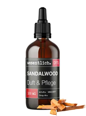 Produktbild von Duftöl Sandelholz 100ml – Aromatisch für Duftlampe & Diffuser zur Raumbeduftung