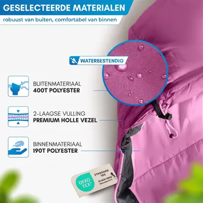 Produktbild von Kinderschlafsack, mitwachsendes Design, 3 Jahreszeiten, 200 GSM, für Outdoor