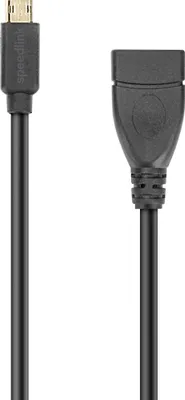Produktbild von SPEEDLINK SL-170206 Schwarz, Adapter von Micro-USB zu USB 2.0 OTG