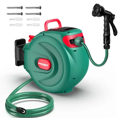 Productafbeelding van Slanghaspel tuinslang 20 m – wandmontage