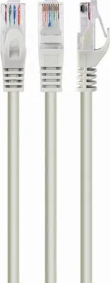 Produktbild von Gembird PP6U-30M, 30 m, Cat6, U/UTP (UTP), RJ-45, RJ-45, Grau