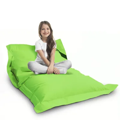 Immagine prodotto di Pouf LazyBag XL 250 litri verde - Pouf gigante impermeabile per interni ed esterni - Pouf di alta qualità per bambini e adulti (nylon)