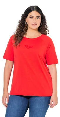 Produktbild von Ulla Popken Damen große Größen Übergrößen Plus Size Shirt, Ringel, Rundhals, Hal
