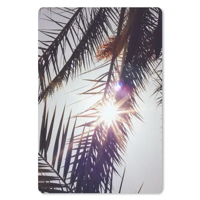 Produktbild von MuchoWow® Mauspad Mousepad Palmwedel - Sonne - Sommer 40x60 cm - Mousepads - Maus Mat - Pad - Mausunterlage - Schreibtisch Accesoire
