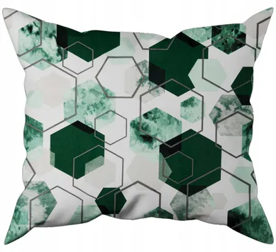 Produktbild von Nyks Baumwoll-Kissenbezug 50x60 Geometrisch mit Reißverschluss
