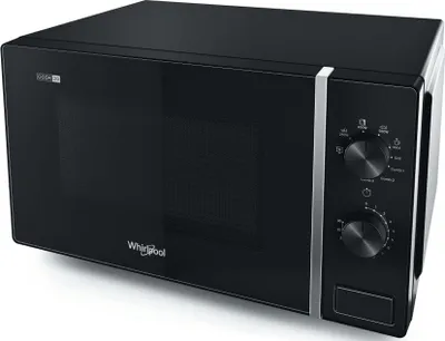 Zdjęcie produktu dla Whirlpool Kuchenka mikrofalowa wolnostojący - MWP 103 B, Blat, Mikrofalówka grill, 20 l, 700 W, Obrotowy, Czarny