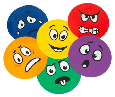 Produktbild von Spordas Bodenscheiben Set - Emotion in Bewegung, 6 Stück, Lernspielzeug
