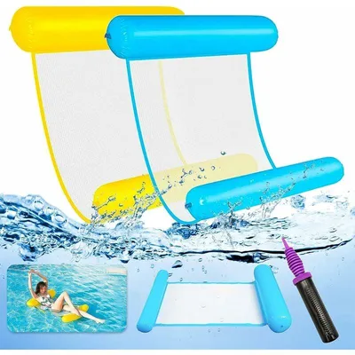 Obrázek produktu pro Nafukovací vodní houpací síť, 2 kusy, materiál PVC-nylon, 5 funkcí v 1, pro bazén a pláž
