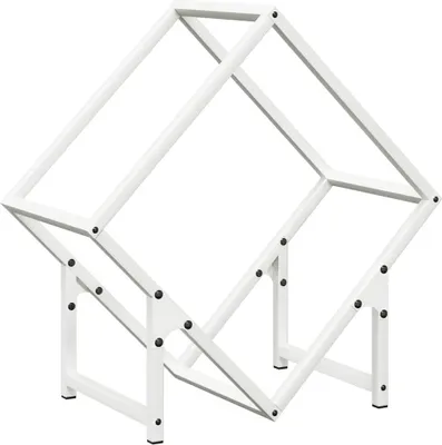 Immagine prodotto di Rastrelliera per Legna da Ardere Bianca 50x25x50 cm