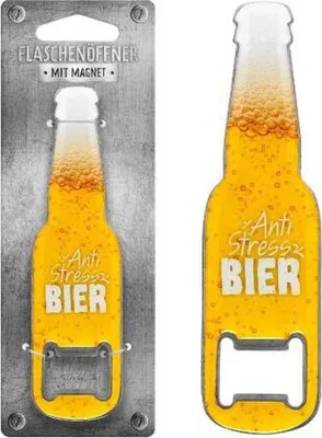 Produktbild von Flaschenöffner Motiv Anti-Stress Bier