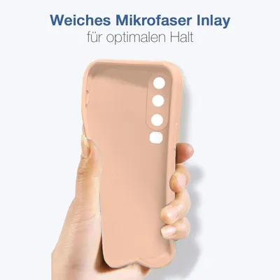 Produktbild von Hülle für Huawei P30 Case Cover Bumper Smartphone Softgrip Schutzhülle Farbe: Rosa