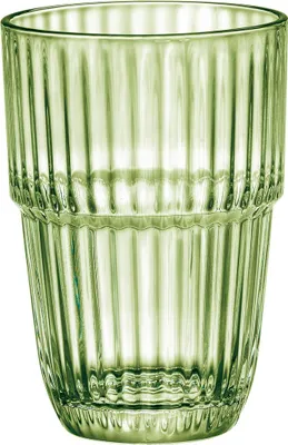 Zdjęcie produktu dla Szklanka do wody Bormioli Rocco Barshine zielona 380 ml (6 sztuk)