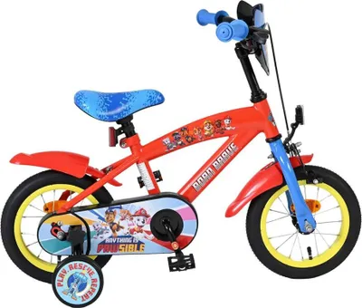 Produktbild von Paw Patrol Kinderfahrrad - Jungen - 12 Zoll - Rot/Blau