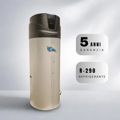 Immagine prodotto di Elix Pompa di Calore Scaldabagno elettrico 300l R290 Boiler acqua calda Scaldacqua