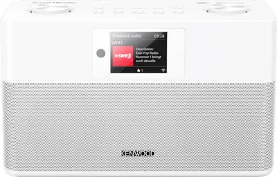 Zdjęcie produktu dla Kenwood CR-ST100S-W biały | Inteligentne radio z DAB+, radiem internetowym, FM, Bluetooth, USB i kolorowym wyświetlaczem TFT
