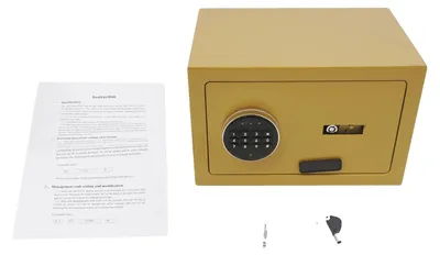 Image de Coffre-fort, clavier numérique, dispositifs antivol, or