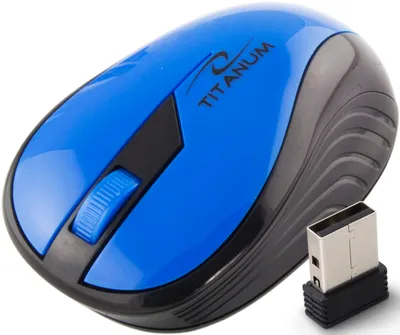 Obrázok produktu pre Esperanza Titanum Wireless, Pravoruké, Optický, RF Wireless, 1000 DPI, Čierna, Modrá